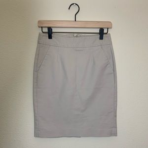 Women’s Cream Colored Pencil Skirt
